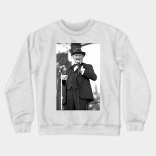 Red Skelton BW Photograph Crewneck Sweatshirt